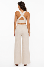 Ecru Linen Co-ord Set
