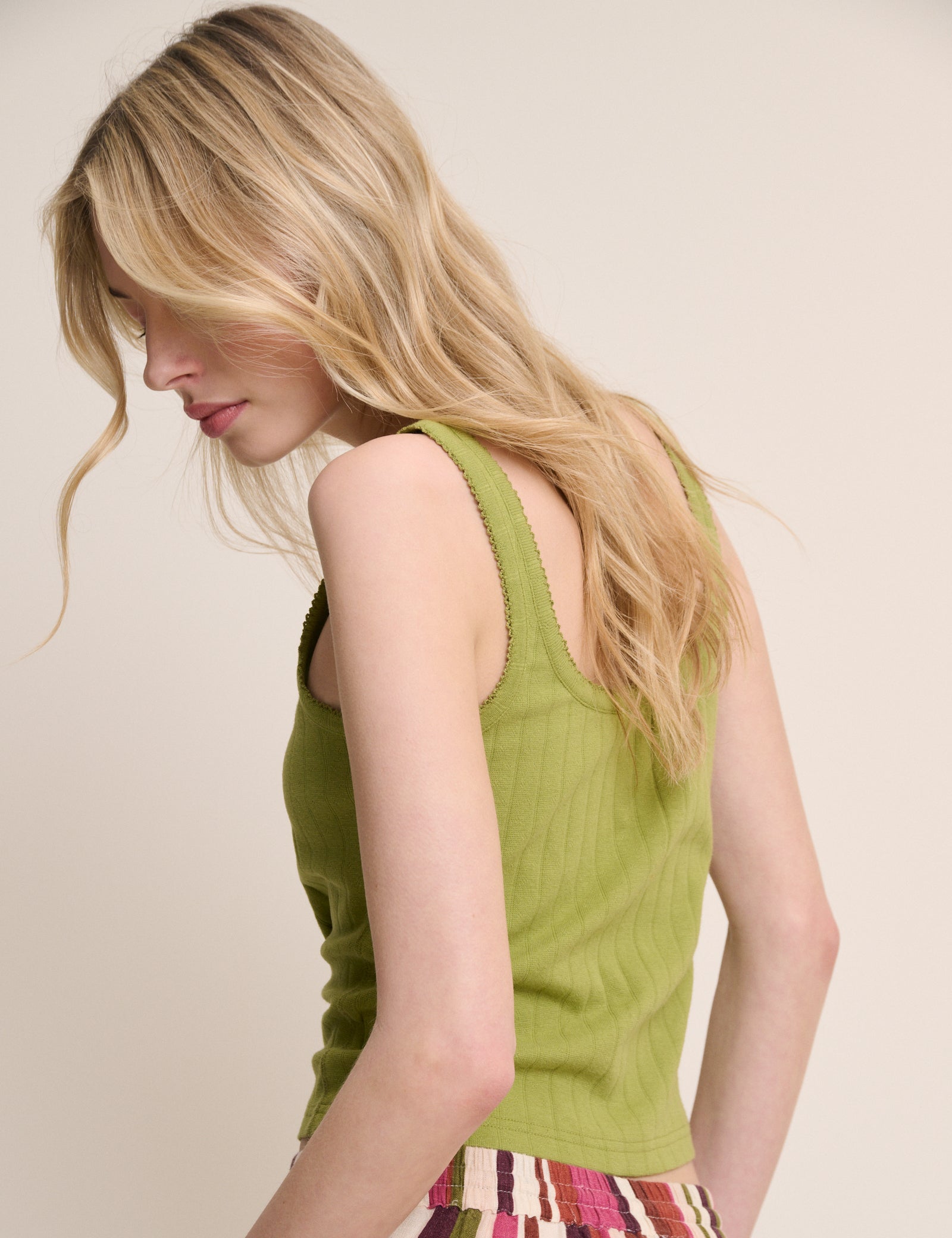 The Ink Pointelle Vest