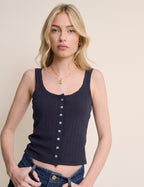 The Ink Pointelle Vest