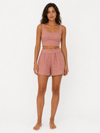 The Dusty Rose Linen Shorts Co-ord product image D