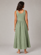 The Sage Linen Garden Maxi secondary view
